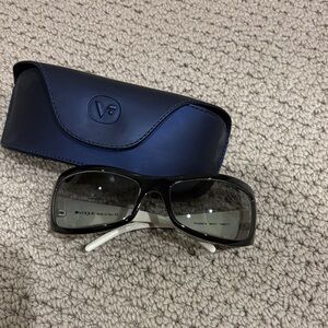 Vogue Black Sunglasses with Navy Case